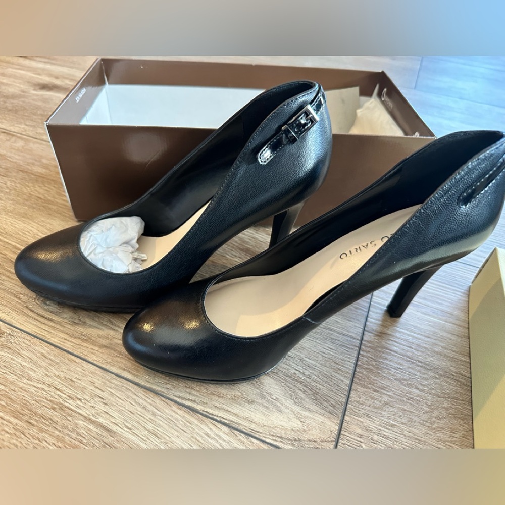 Franco Sarto Black Heels- size 8